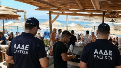 Τι συμβαίνει; - Ανηλεές σαφάρι ελέγχων ΑΑΔΕ, σαρώνει τουριστικές επιχειρήσεις, ταβέρνες, καφέ και beach bars