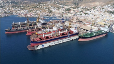 OΝΕΧ Ναυπηγεία Σύρου: Σε λειτουργία μετά από 15 χρόνια το σύστημα ανέλκυσης πλοίων Syncrolift