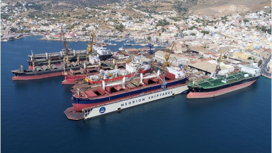 OΝΕΧ Ναυπηγεία Σύρου: Σε λειτουργία μετά από 15 χρόνια το σύστημα ανέλκυσης πλοίων Syncrolift