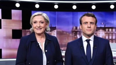 Εκλογές - Γαλλία: Ενισχυμένη η Le Pen στον α' γύρο, αλλά νικητής ο Macron στον β' γύρο με 54%