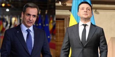 Μητσοτάκης προς Zelensky: Θα συνεχίσουμε να στεκόμαστε στο πλευρό της Ουκρανίας στον πόλεμο με τη Ρωσία