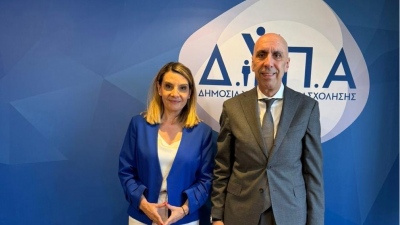 Συνάντηση Χορμόβα (ΔΥΠΑ) με Μπρατάκο (ΕΒΕΑ) - Στόχος η ενίσχυση τεχνικών δεξιοτήτων υψηλής ζήτησης