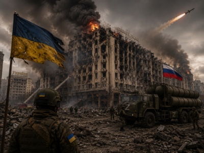 Hell in Kyiv with 30 Russian Zircon missiles, two 5-star hotels with NATO personnel and secret facilities hit