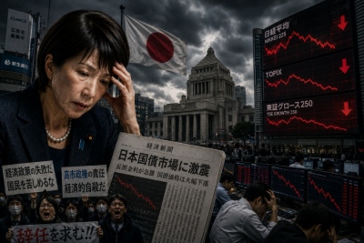 Chaos in Japan – Bond market collapses, yen plunges, Takaichi government accused of economic 
