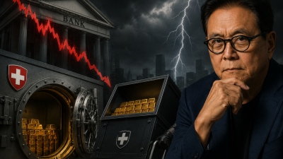 Προειδοποίηση σοκ από Kiyosaki για κραχ και κατασχέσεις - Μεταφορά χρυσού σε θησαυροφυλάκια Ελβετίας
