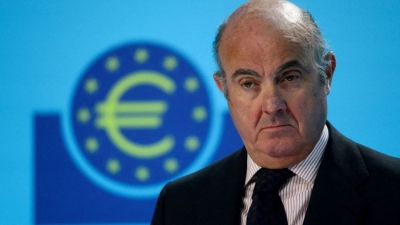 De Guindos (ΕΚΤ): Πλέον η ανησυχία επικεντρώνεται στην ανάπτυξη και όχι στον πληθωρισμό