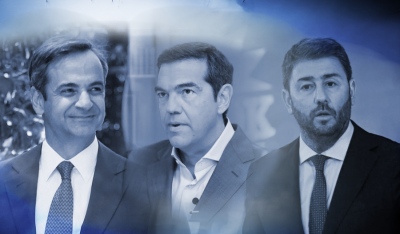 GPO: Μπροστά 25,6% η ΝΔ με 44,5%, στο 18,9% ο ΣΥΡΙΖΑ, στο 11,7% το ΠΑΣΟΚ  - Εξακομματική Βουλή, εκτίναξη για Σπαρτιάτες
