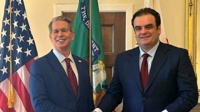 Πιερρακάκης για συνάντηση με Bessent: Αμοιβαία πρόθεση για εμβάθυνση των σχέσεων Ελλάδας - ΗΠΑ