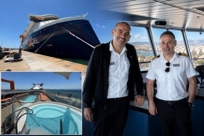 To υπερπολυτελές κρουαζιερόπλοιο «Celebrity» έδεσε στον Πειραιά - Έλληνας ο πλοίαρχός του