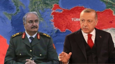 Εθνική ταπείνωση - Ο Haftar δίνει άδεια στον Erdogan για έρευνες μεταξύ Κρήτης και Λιβύης - Ακραίος κίνδυνος για επεισόδιο