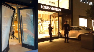 «Βούτηξαν» στη Louis Vuitton με αυτοκίνητο - Κινηματογραφική ληστεία με λεία εκατοντάδες χιλιάδες ευρώ στη Ρώμη