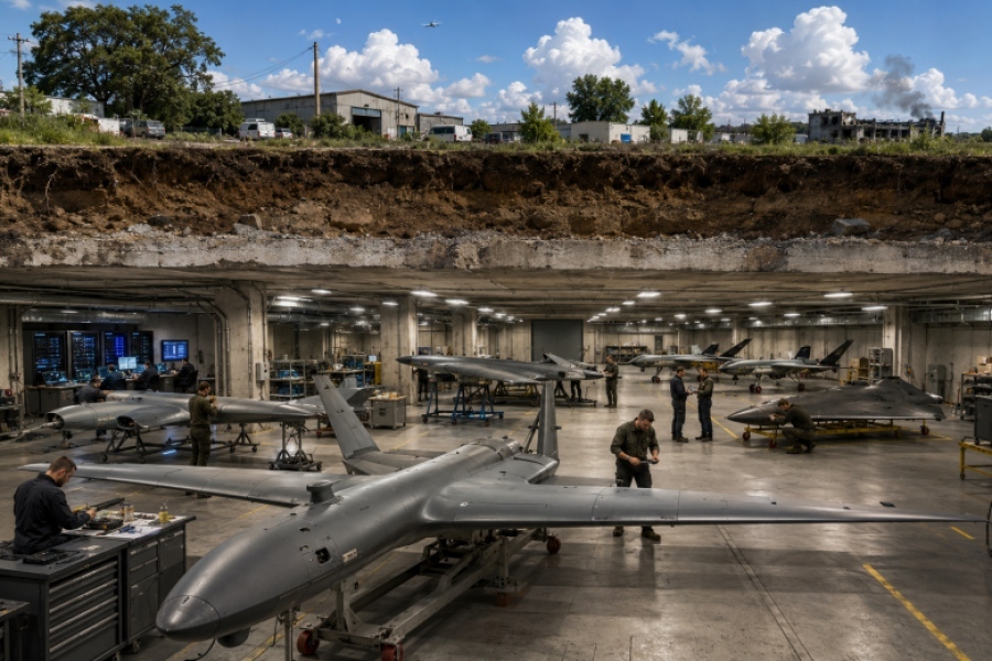 Sky News exposes secret Ukrainian underground drone factories producing FP-1 UAVs