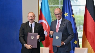 Aliyev: Russians and Germans in secret negotiations over Ukraine in Azerbaijan - Guilty silence from stunned Merz