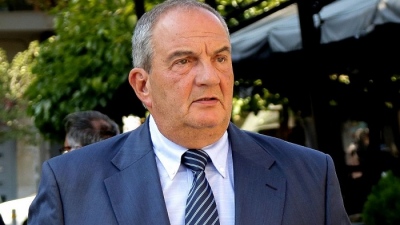 Συνάντηση Κώστα Καραμανλή με Κυριάκο Πιερρακάκη στο ΥΠΟΙΚ