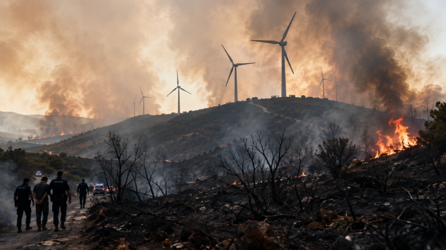 Δικαίωση ΒΝ για τις ανεμογεννήτριες - Οι ευθύνες για 132.900 καμένα στρέμματα σε Αττική - Στη φυλακή δήμαρχος και άλλα 2 άτομα