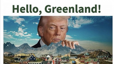 Global laughing stock after the fiasco in Iran Trump turns back to Greenland a new post set fires