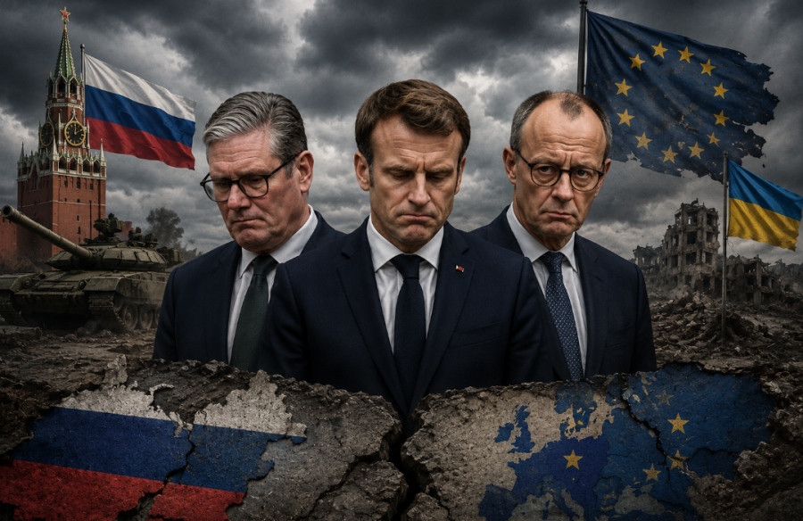 Ευρώπη - Οι τελειωμένοι πολιτικά Starmer, Macron και Merz εμποδίζουν την ειρήνη στην Ουκρανία, έρχεται κύμα πολιτικής ανατροπής