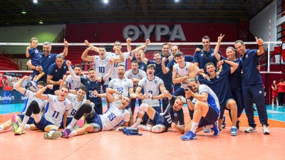 Ισοπέδωσε και τα Σκόπια η Εθνική αντρών – Πρώτη και αήττητη στα τελικά του Ευρωβόλεϊ 2026