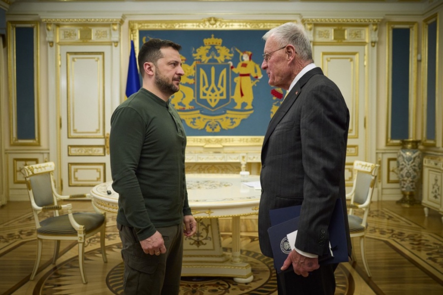 Συνάντηση Volodymyr Zelensky με Keith Kellogg στο Κίεβο – Στο επίκεντρο κυρώσεις και τερματισμός του πολέμου