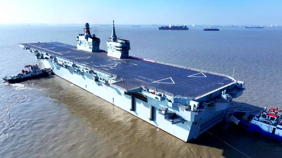 Type 076 Sichuan - Το αμφίβιο τέρας 50.000 τόνων της Κίνας μετατρέπεται σε ορμητήριο πολέμου με drones