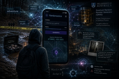 Ανατριχίλα - Randonautica: Το «κβαντικό» App που σπάει τον κώδικα της πραγματικότητας και παίζει με τη μοίρα σου... κυριολεκτικά!