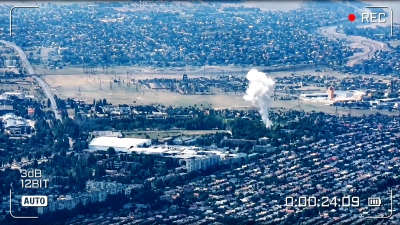 Αμόκ στη Kherson - Η στιγμή που ο μυστηριώδης πύραυλος Banderol των Ρώσων πυρπολεί θέσεις του ουκρανικού στρατού (vid)
