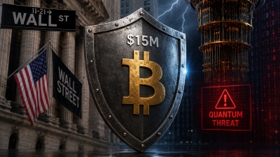 «Ασπίδα» 15 εκατ. δολαρίων στο Bitcoin - Κολοσσοί της Wall Street «οπλίζονται» ενάντια στην κβαντική απειλή