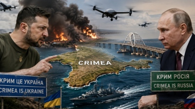 Κόκκινος συναγερμός για  Κριμαία - Η Ουκρανία απειλεί να την μετατρέψει σε νησί – Η Ρωσία προειδοποιεί με συντριπτικά αντίποινα