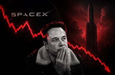Τρίζει η αυτοκρατορία του Musk: Στο -50% η βυθίζεται η μετοχή της SpaceX...ούτε το Starship δεν αποτρέπει το κραχ
