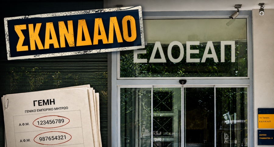Στη Βουλή οι αποκαλύψεις του BN για τα διαφορετικά ΑΦΜ που δήλωσε στο ΓΕΜΗ ο Γενικός Διευθυντής του ΕΔΟΕΑΠ
