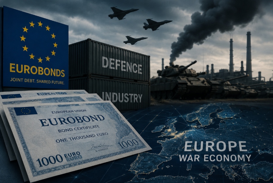 Βρώμικο σχέδιο – Πολεμική οικονομία στην Ευρώπη με δανεισμό - μαμούθ 5 τρισ. ευρώ, στο  25% του χρέους κάθε χώρας για άμυνα
