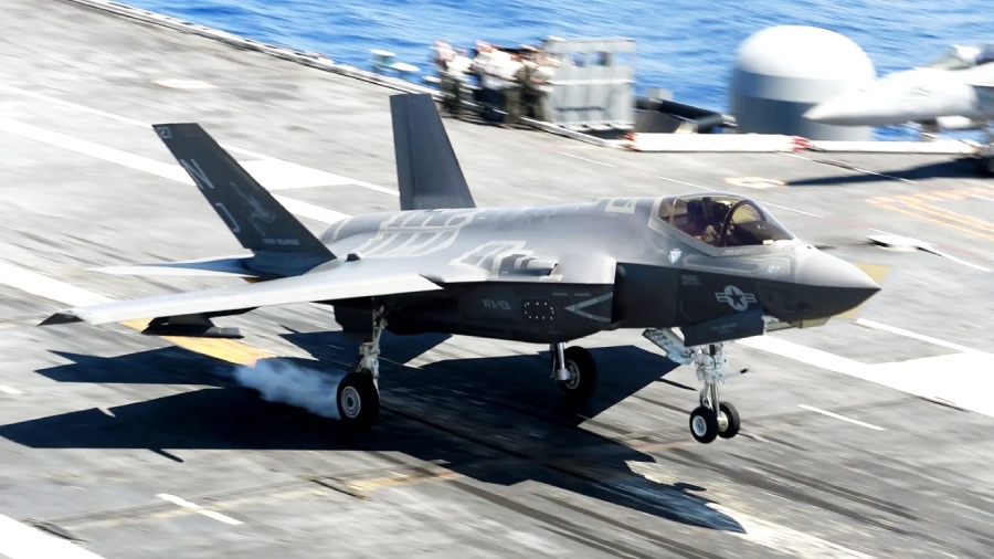 Οι ΗΠΑ σε σοκ: Το F-35C «λιώνει» το αεροπλανοφόρο USS Gerald Ford