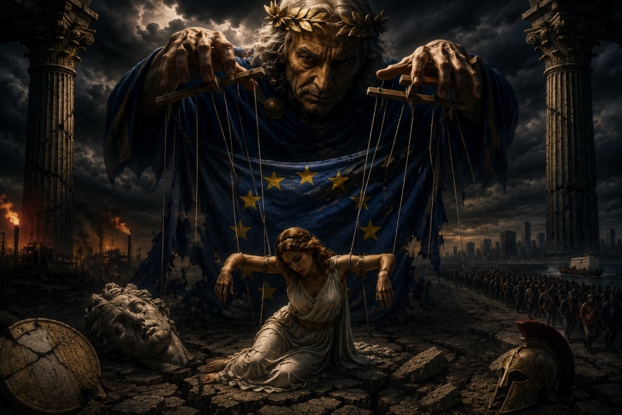 Op-ed: The rape of Europe - Economic collapse, energy hostage situation, demographic crash, bring her submission