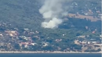 Λήξη συναγερμού στη Σαλαμίνα: Χωρίς ενεργό μέτωπο η πυρκαγιά σε δασική έκταση στα Σελήνια