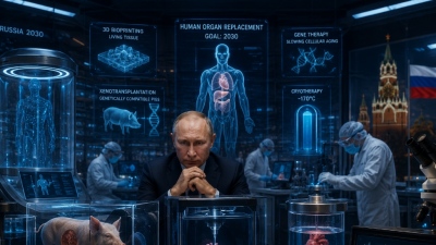 Σεισμός με σχέδιο Putin – Η Ρωσία επενδύει 26 δισ. δολ   για τη… νίκη κατά του θανάτου – Αντικατάσταση ανθρωπίνων οργάνων έως το 2030