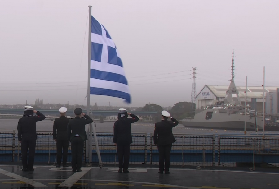 Καλές θάλασσες - Φρεγάτα Belharra «Κίμων»: Παραδόθηκε στο Πολεμικό Ναυτικό η πρώτη ελληνική φρεγάτα FDI