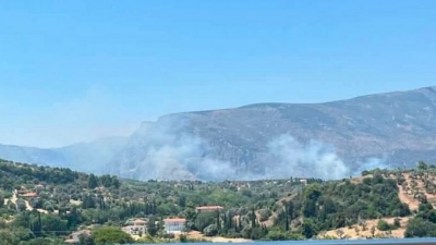 Εύβοια: Οριοθετήθηκε η πυρκαγιά σε αγροτοδασική έκταση στην Επισκοπή Κύμης