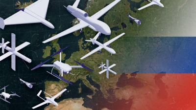 Πύργος από τραπουλόχαρτα το Ευρωπαϊκό Τείχος των Drones - Τους γελοιοποιεί η Ρωσία: Τι ύψος θα έχει;