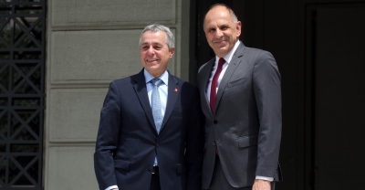 Συνάντηση Γεραπετρίτη με Ελβετό ΥΠΕΞ: Εμβάθυνση σχέσεων Ελλάδας-Ελβετίας σε άμυνα, επενδύσεις και μεταναστευτικό