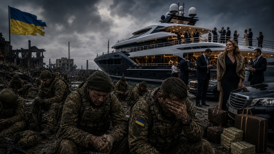 99% of Ukrainians are starving while soldiers drink urine: Defense Minister buys €26m yacht as Zelenskaya expands business