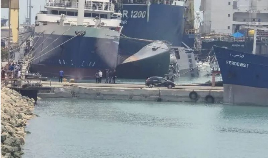 Σημαντικό πλήγμα για το πολεμικό ναυτικό του Ιράν – Η ναυαρχίδα IRIS Sahand ανατράπηκε ξαφνικά και βυθίστηκε