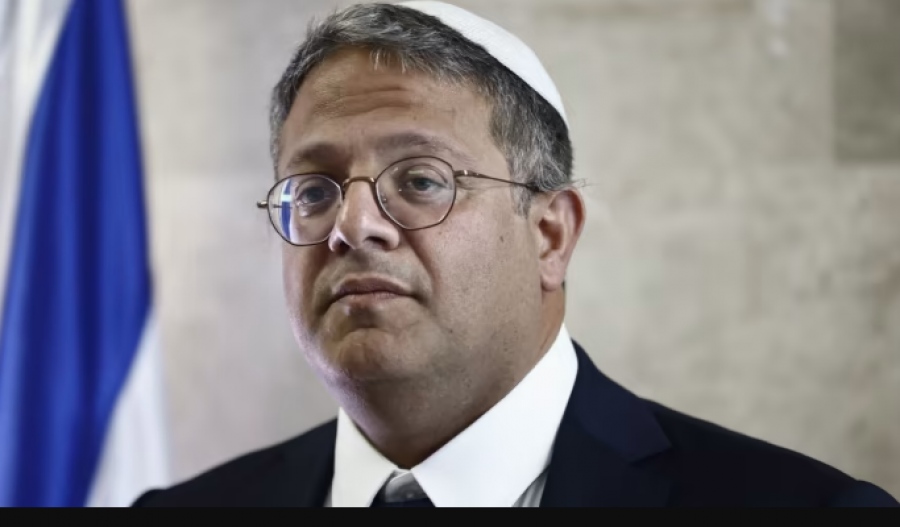 Ben-Gvir (υπουργός Εθνικής Ασφαλείας): Το Ισραήλ προχωρεί σε άμεση προσάρτηση της Δυτικής Όχθης