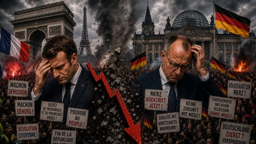 Political tsunami sweeps Europe: Macron and Merz collapse as the hour of the patriotic Right arrives