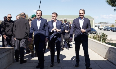 Στη Σούδα ο Macron για να επιθεωρήσει το αεροπλανοφόρο Charles de Gaulle - Συνάντηση με τον Δένδια για Μέση Ανατολή