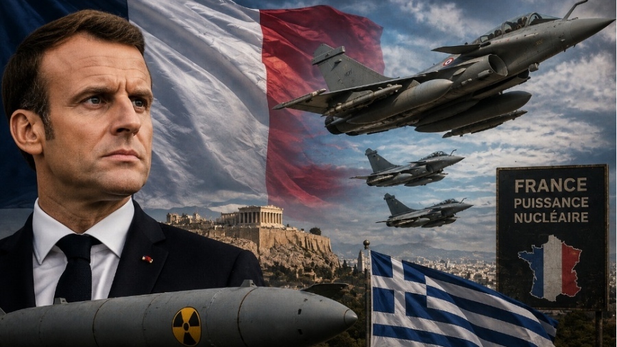 Greece a pawn in the dangerous nuclear games of paranoid Macron – Russia: Ruin for anyone who enters France’s umbrella