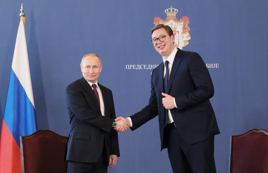 Putin: Η συνεργασία Ρωσίας - Σερβίας είναι αμοιβαία επωφελής