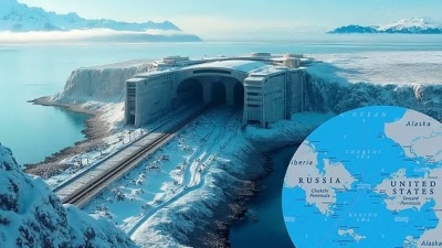 Μεγαλεπίβολο και διπλάσιο από το Eurotunnel Γαλλίας - Βρετανίας το τούνελ ΗΠΑ - Ρωσίας