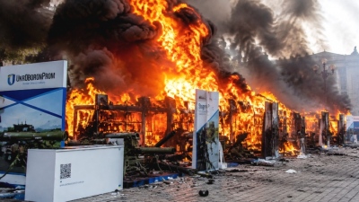 Russians wiped out the ARMADA weapons exhibition in the heart of Kyiv, harvesting death: 10 dead, 100 injured