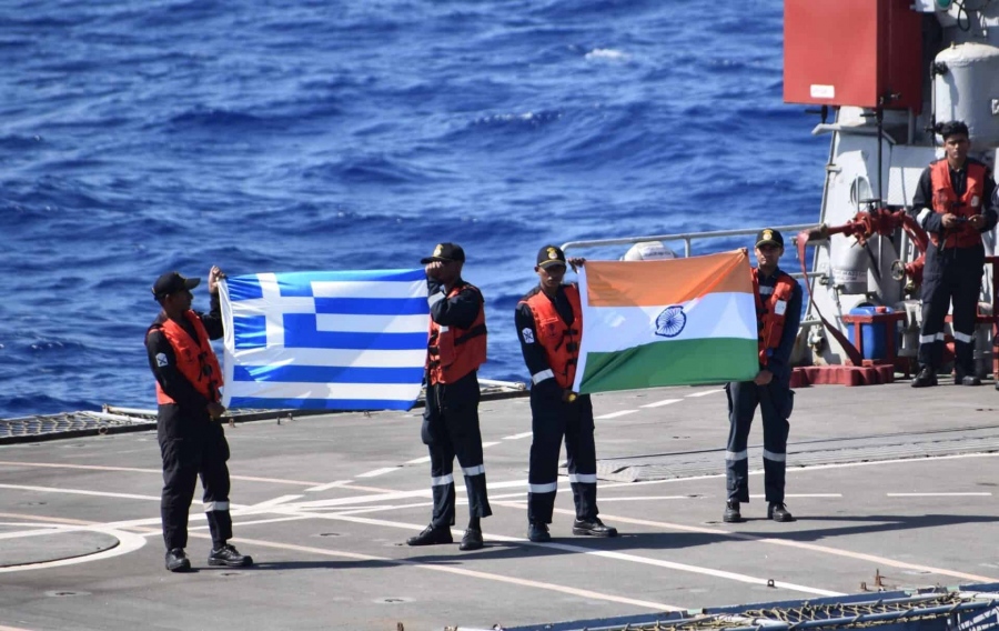 Στρατηγική συνεργασία Ελλάδας - Ινδίας: Κοινές ασκήσεις για το Πολεμικό Ναυτικό και διεθνής σύνδεσμος θαλάσσιας επιτήρησης