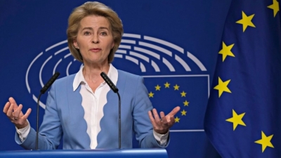 Von der Leyen (EE): Ο πόλεμος είναι ένα κυνικό παιχνίδι του Putin και για εμάς ένα τεστ ενότητας και αλληλεγγύης